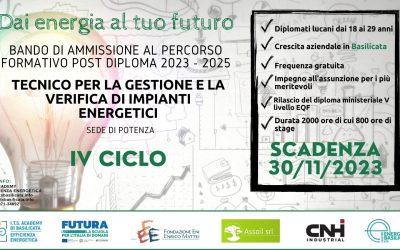 Tecnico per la gestione e la verifica di impianti energetici – IV Ciclo